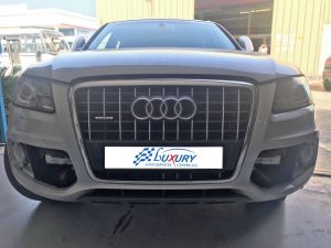 audi q5 accident front