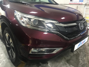 honda crv front right accident after 1