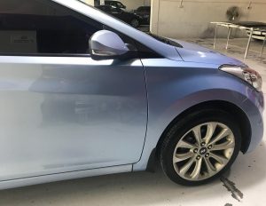 hyundai elantra front right accident after 3