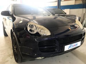 Porsche Cayenne dubai accident repair before 1
