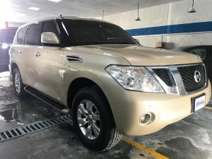 nissan patrol right side accident after repair picture 2