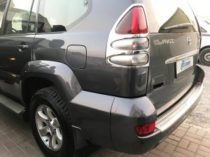 toyota prado rear accident repair after picture 2