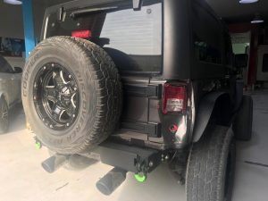 jeep wrangler dubai before accident repair 2