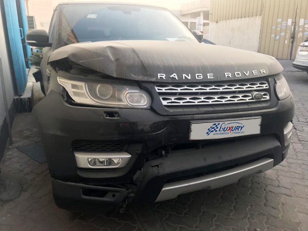 Range Rover Sport - Front Accident Repair - Luxury Auto Service Dubai