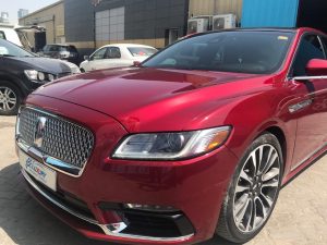 lincoln continental dubai after accident repair 3
